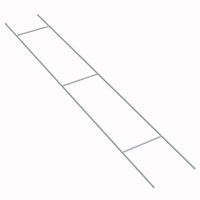 Hot Dip Galvanized Ladder Mill - 8in (9x9) - Reinforcement & Anchoring